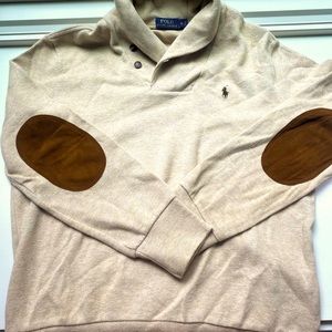Polo cowl neck sweater